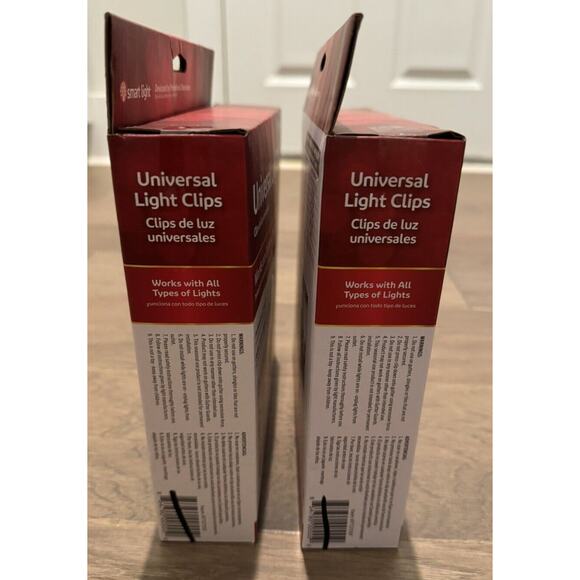 Simple Living Universal Light Clips (Gutters, Shingles & Tile) 100 Clips X 2 NIB - Picture 4 of 4